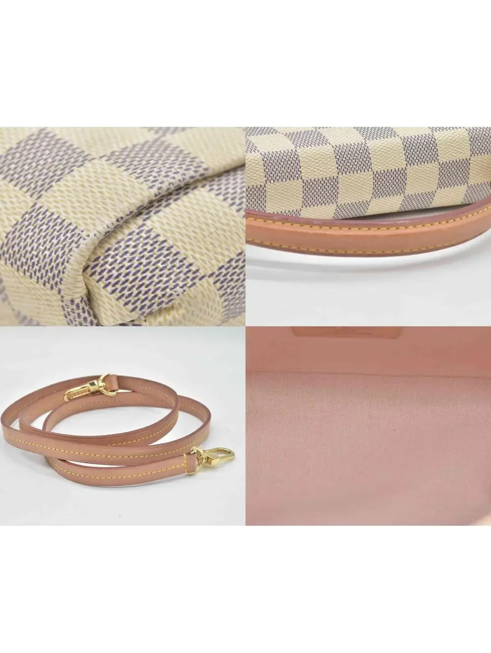 $2000 2019 Louis Vuitton Damier Azur Croisette ML4169